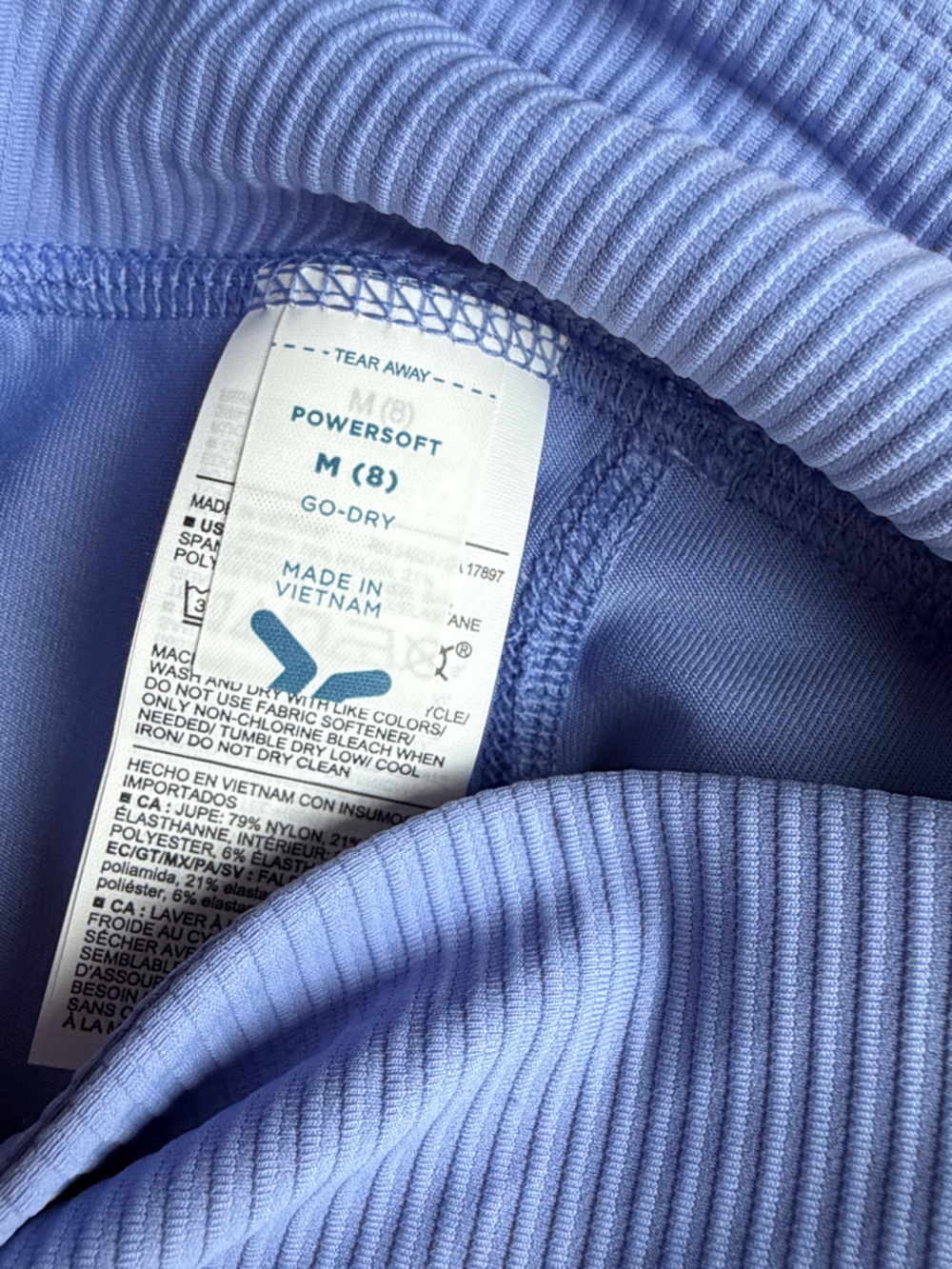 Old Navy Powersoft Active Ribbed Athletic Skort | NEW! - Picture 4 of 4